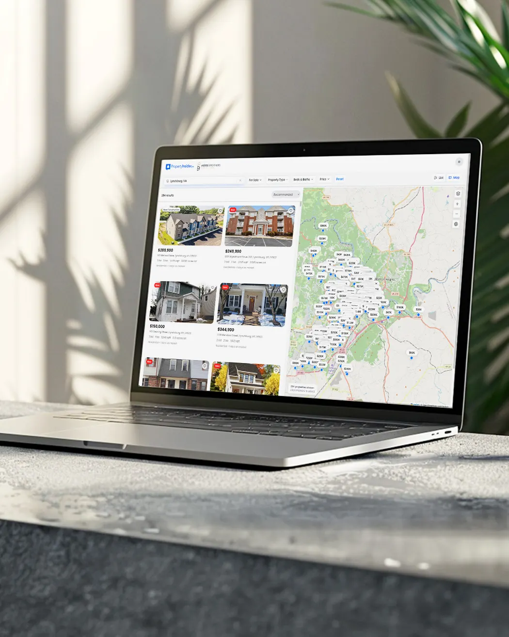 Custom IDX property search website used to capture real estate leads