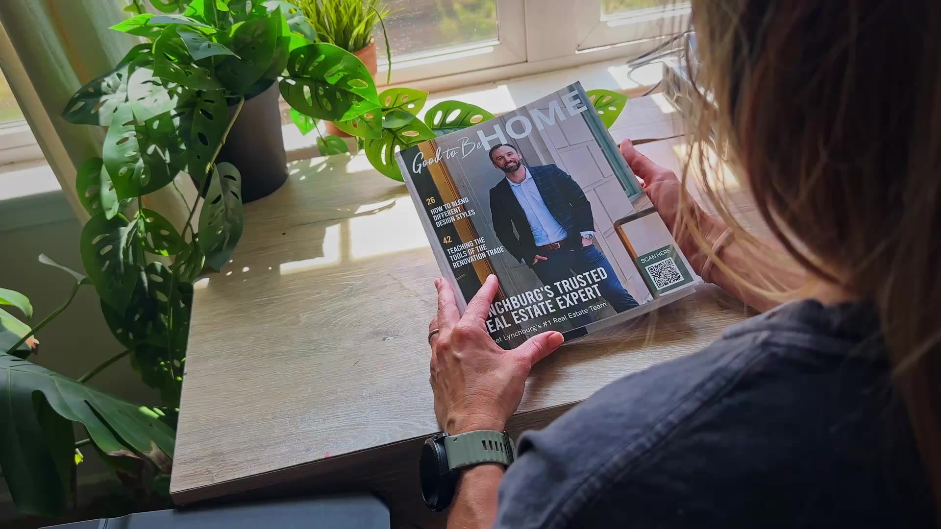 Magazine spread