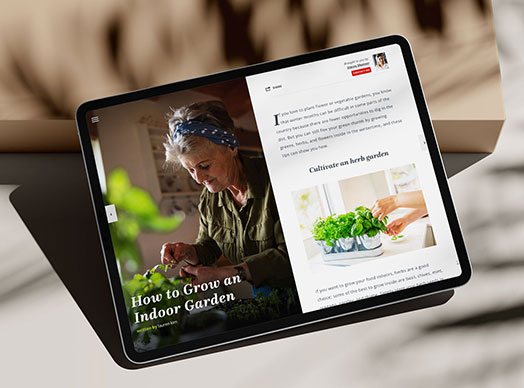 Digital marketing piece