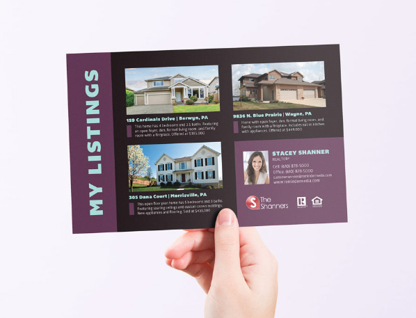 real estate postcards