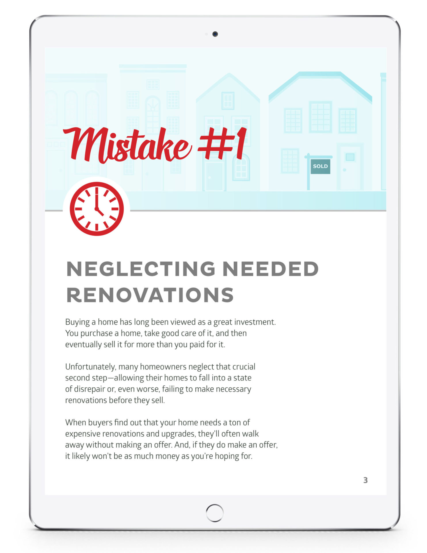 real estate seller mistake