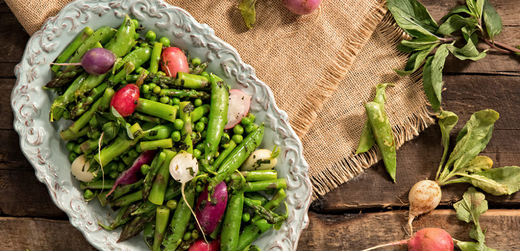 Asparagus, Pea, and Radish Salad
