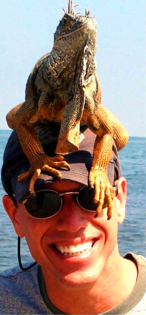 Tony Ray Baker's famous iguana photo