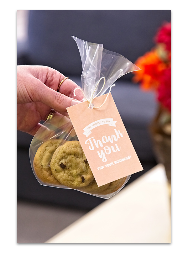Free Printable Thank You Tags for Clients