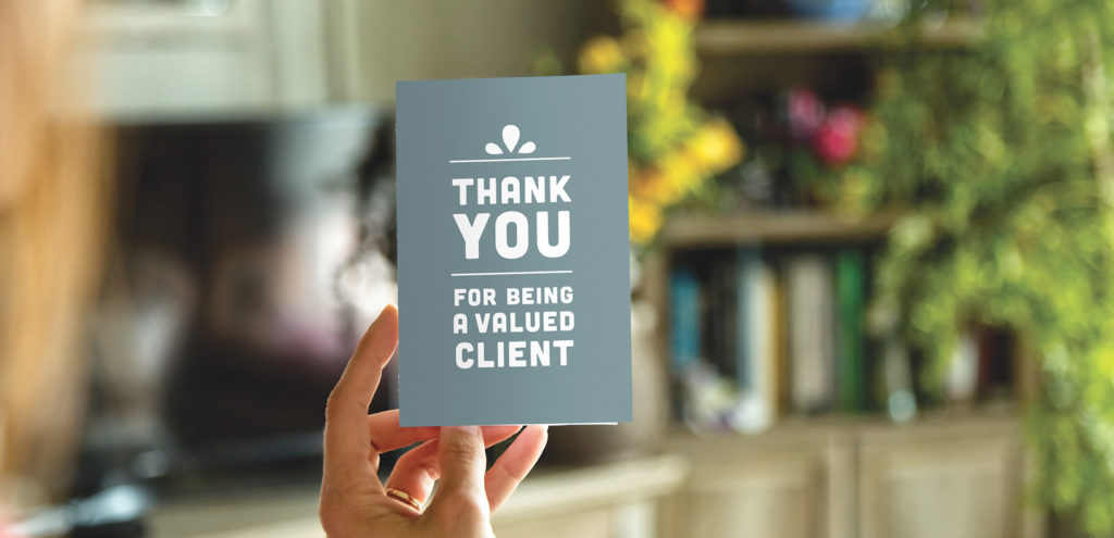Client Thank-You Card
