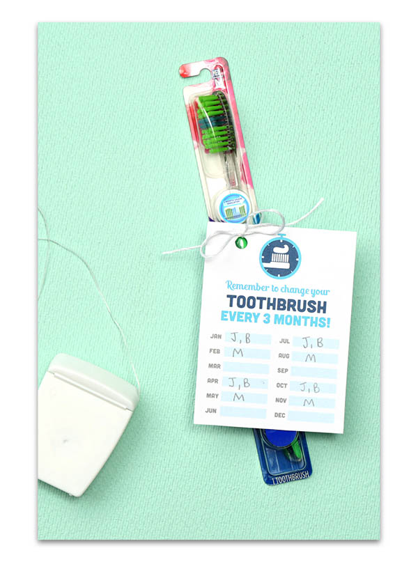 Toothbrush Reminder Tag toothbrush-reminder-tag