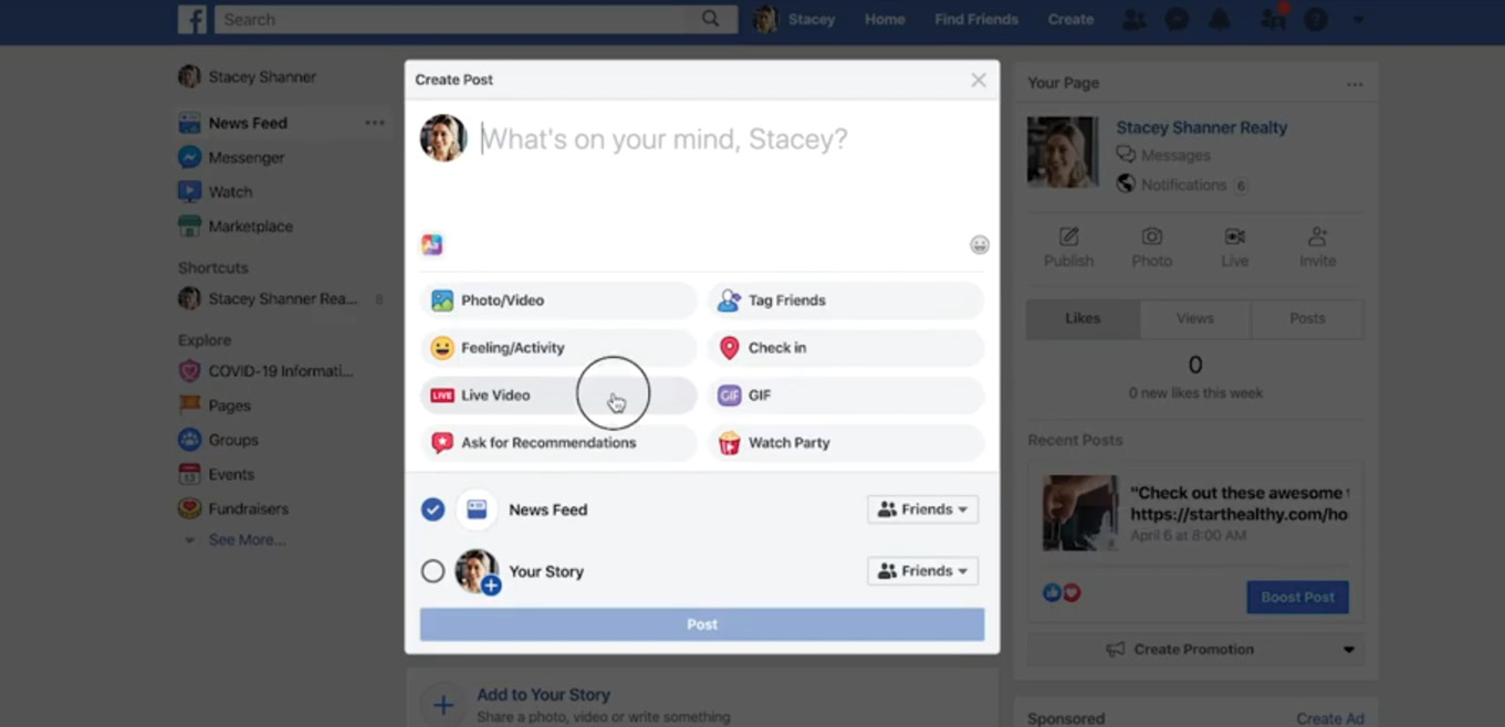 How to Go Live on Facebook from Your Desktop or Laptop ReminderMedia