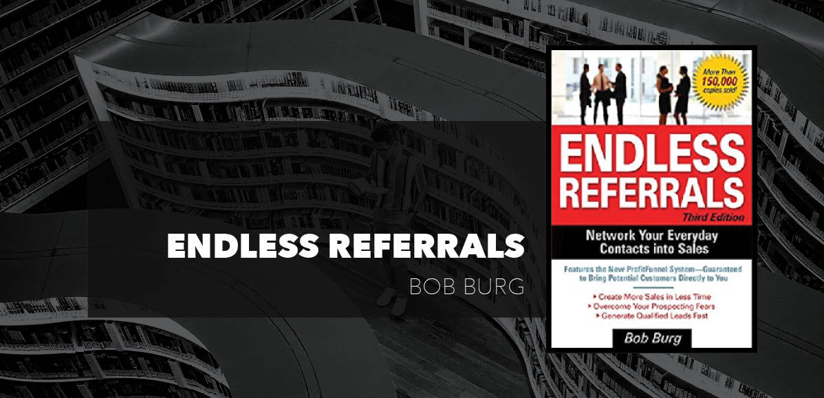 Book cover with the title, Endless Referrals