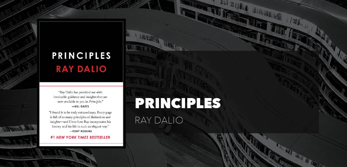 Book cover with the title, Principles: 