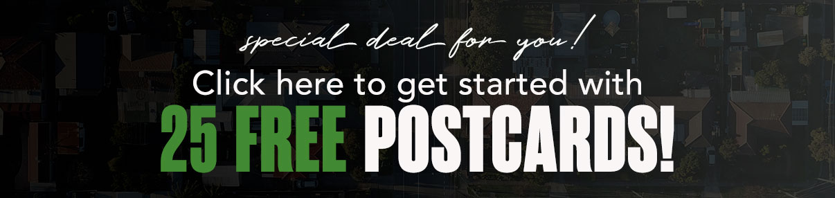 25 free postcards for real estate agents