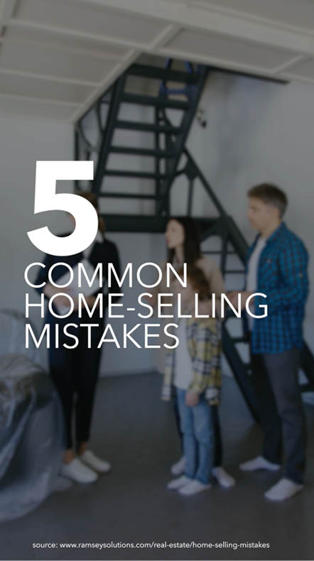 Free download of 5 Common Home Selling mistakes
