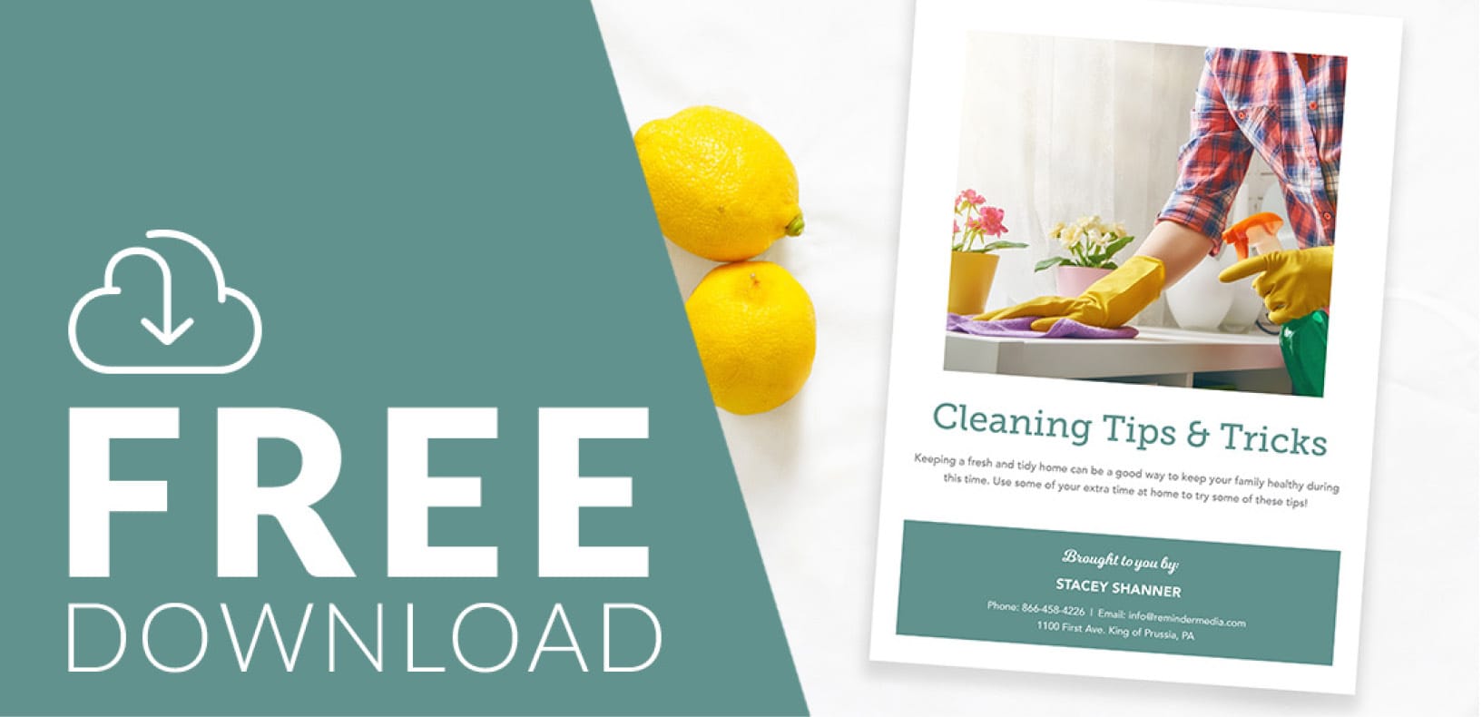 A free download of a guidde titled cleaning tips and tricks.