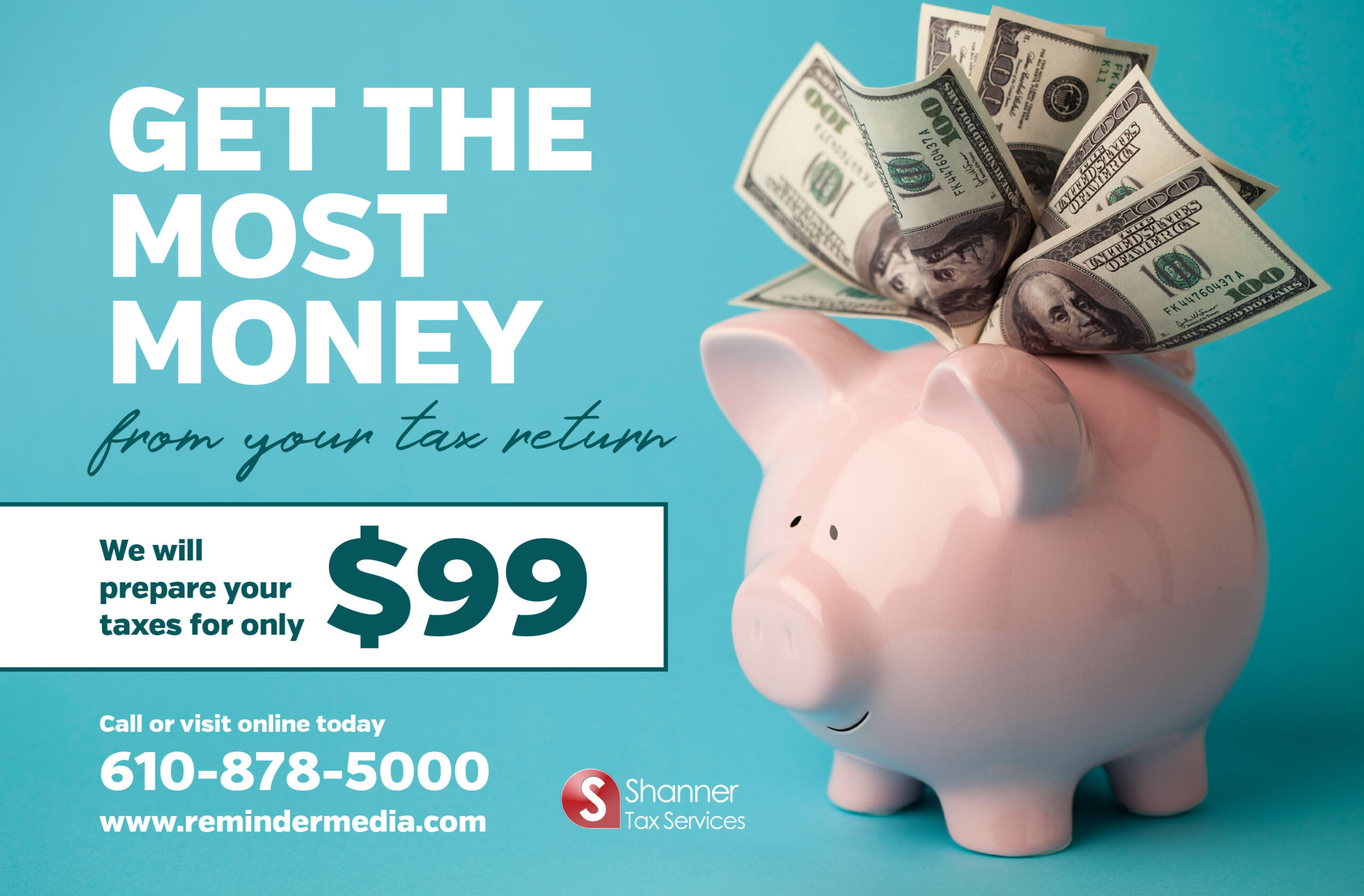 Postcard Samples Tax ReminderMedia