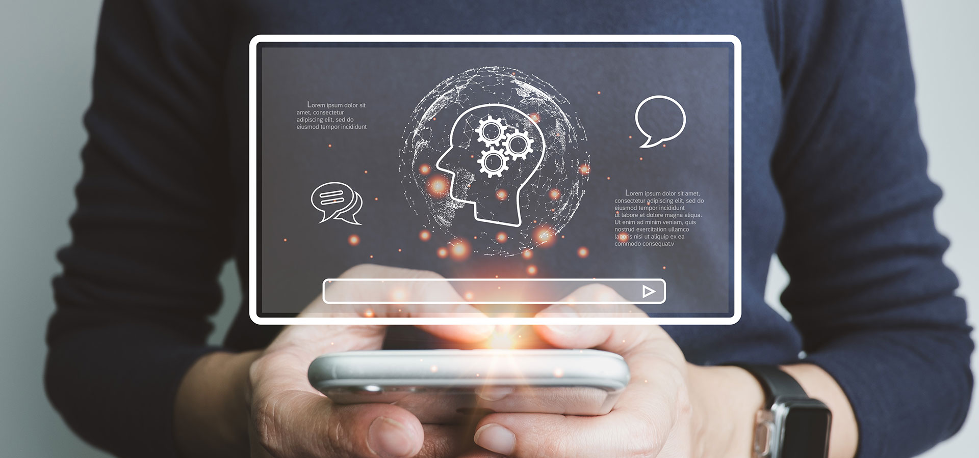 Ai graphic over phone