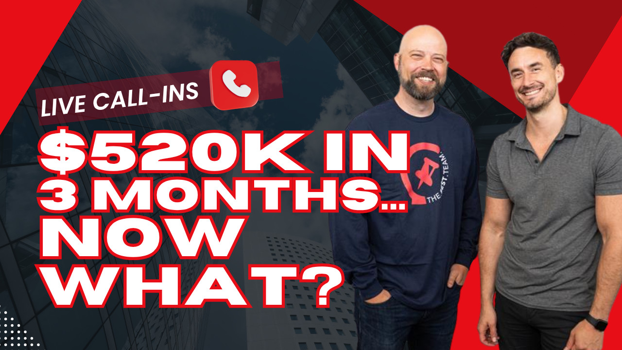 $520k in 3 months... now what?
